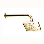 Nicolazzi Doccia Верхний душ 20 см, 1 вид струи, кронштейн настенный, цвет: antique gold 5705AG20