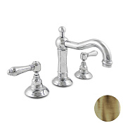 Nicolazzi Dames Anglaises Смеситель для раковины, с д/к, излив 16,5 см, 3 отв., цвет: bronzed plated 1409BZ69