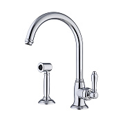 Nicolazzi Cucina Смеситель для кухни с вытяжным ручным душем, цвет: chrome 3456WSCR75C