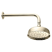 Nicolazzi Doccia Верхний душ 20 см, 1 вид струи, кронштейн настенный, цвет: polished nickel 5702NL20