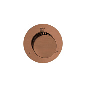 Boheme Uno Переключатель потоков на 2 потребителя с внутренней частью, цвет: brushed bronze 624/2-BRB