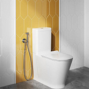 Kerama Marazzi Plaza Modern Бачок для унитаза с механизмом смыва, цвет: белый глянцевый PLMR.cis.01