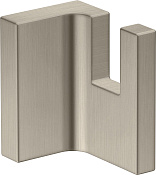 Axor Universal Rectangular Крючок для полотенец одинарный, подвесной, цвет: шлифованный никель 42611820