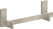 Axor Universal Rectangular Поручень для ванны 34 см, подвесной, цвет: шлифованный никель 42613820