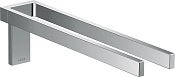 Axor Universal Rectangular Полотенцедержатель двойной 38 см, подвесной, цвет: хром 42622000