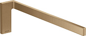 Axor Universal Rectangular Полотенцедержатель 38 см, подвесной, цвет: шлифованная бронза 42626140
