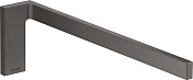 Axor Universal Rectangular Полотенцедержатель 38 см, подвесной, цвет: шлифованный черный хром 42626340