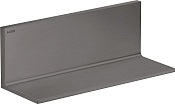 Axor Universal Rectangular Полка металлическая 30x11 см, подвесная, цвет: шлифованный черный хром 42644340