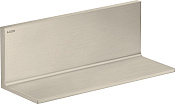 Axor Universal Rectangular Полка металлическая 30x11 см, подвесная, цвет: шлифованный никель 42644820