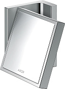 Axor Universal Rectangular Косметическое зеркало подвесное, 1,7-х кратное увеличение, цвет: хром 42649000