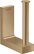 Axor Universal Rectangular Держатель запасного рулона, подвесной, цвет: шлифованная бронза 42654140