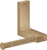 Axor Universal Rectangular Держатель для туалетной бумаги откр., подвес., цвет: шлифованная бронза 42656140