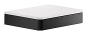 Axor Universal Softsquare Полка стеклянная 15x11 см, подвесная, цвет: матовый черный 42840670