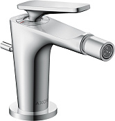 Axor Citterio C Смеситель для биде, с донным клапаном, излив 11,3 см, цвет: хром 49210000