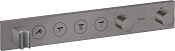 Axor Shower Solutions Термостат для душа встр. на 4 пот., внеш. часть, цвет: шлифованный черный хром 18357340