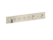 Axor Shower Solutions Термостат для душа встраив. на 4 потр., внеш. час., цвет: шлифованный никель 18357820