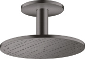 Axor Shower Solutions Верхний душ d30 см, потолоч. кронш., 1 вид стр., цвет: шлифованный черный хром 35301340