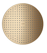 Axor Shower Solutions Потолочный душ d30 см, встраиваемый, 1 вид струи, цвет: шлифованная бронза 35302140