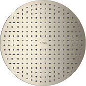 Axor Shower Solutions Потолочный душ d30 см, встраиваемый, 1 вид струи, цвет: шлифованный никель 35302820