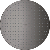 Axor Shower Solutions Потолочный душ d30 см, встраив., 2 вида струи, цвет: шлифованный черный хром 35305340