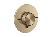 Axor Shower Select ID Термостат для душа встраив. на 2 потр., внеш. час., цвет: шлифованная бронза 36750140