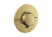 Axor Shower Select ID Термостат для душа встраиваемый на 2 потр., EN1717, цвет: полированное золото 36751990
