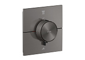 Axor Shower Select ID Термостат для душа встр. на 2 потр., внеш. час., цвет: шлифованный черный хром 36752340