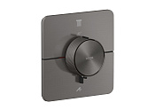 Axor Shower Select ID Термостат для душа встр. на 2 потр., внеш. час., цвет: шлифованный черный хром 36754340