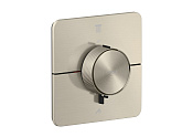 Axor Shower Select ID Термостат для душа встраив. на 2 потр., внеш. час., цвет: шлифованный никель 36754820