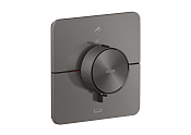 Axor Shower Select ID Термостат для душа встраиваемый на 2 потр., EN1717, цвет: шлифов. черный хром 36755340