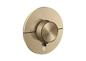 Axor Shower Select ID Термостат для душа вст. 1 пот., внеш. час., HighFlow, цвет: шлифованная бронза 36776140
