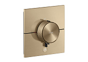 Axor Shower Select ID Термостат для душа вст. 1 пот., внеш. час., HighFlow, цвет: шлифованная бронза 36777140
