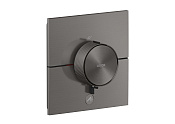 Axor Shower Select ID Термостат для душа встр. 1 пот., внеш. час., HighFlow, цвет: шлиф. черный хром 36777340