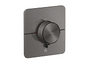 Axor Shower Select ID Термостат для душа встр. 1 пот., внеш. час., HighFlow, цвет: шлиф. черный хром 36778340