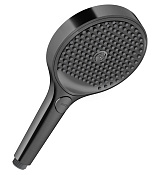 Axor Shower Solutions Ручной душ с 3 видами струи и переключателем, цвет: шлифованный черный хром 39772340