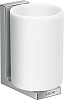Axor Universal Rectangular Стакан подвесной, стеклянный, цвет: хром 42604000