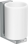 Axor Universal Rectangular Стакан подвесной, стеклянный, цвет: хром 42604000