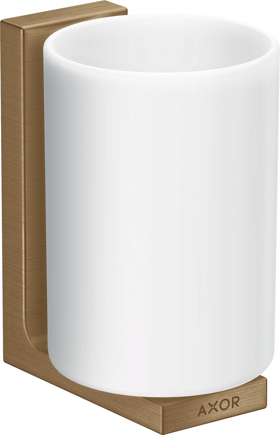 Axor Universal Rectangular Стакан подвесной, стеклянный, цвет: шлифованная бронза 42604140
