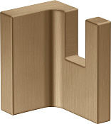 Axor Universal Rectangular Крючок для полотенец одинарный, подвесной, цвет: шлифованная бронза 42611140