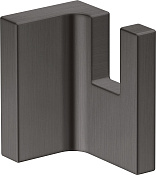 Axor Universal Rectangular Крючок для полотенец одинарный, подвесной, цвет: шлифованный черный хром 42611340