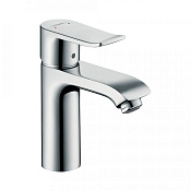Hansgrohe Metris Смеситель для раковины, с донным клапаном, излив 11,6 см, цвет: хром 31074000