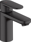 Hansgrohe Vernis Blend Смеситель для раковины, с донным клапаном, излив 10,8 см, цвет: матов. черный 71589670