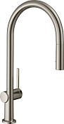 Hansgrohe Talis M54 Смеситель для кухни с выдвижным изливом, цвет: нержавеющая сталь 72842800