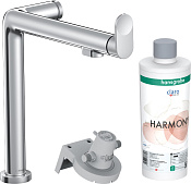 Hansgrohe Aqittura M91 Смеситель для кухни с системой фильтрации и минерализации, цвет: хром 76802000