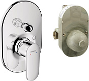 Hansgrohe Vernis Blend Смеситель для душа встраиваемый на 2 потр, с внутренней частью, цвет: хром 71473000