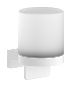 Hansgrohe AddStoris S Дозатор для жидкого мыла, подвесной, стеклянная колба, цвет: матовый белый 41765700