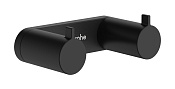 Hansgrohe AddStoris S Крючок для полотенец двойной, подвесной, цвет: матовый черный 41785670