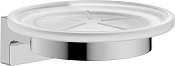 Hansgrohe AddStoris S Мыльница со стеклянной матовой чашей, подвесная, цвет: хром 41766000