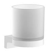 Hansgrohe AddStoris S Стакан подвесной, матовое стекло, цвет: матовый белый 41769700