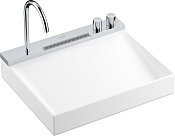 Hansgrohe Avalegra Раковина подвесная со смесителем 58х47,5х10h см, без перелива, цвет: хром 22472000